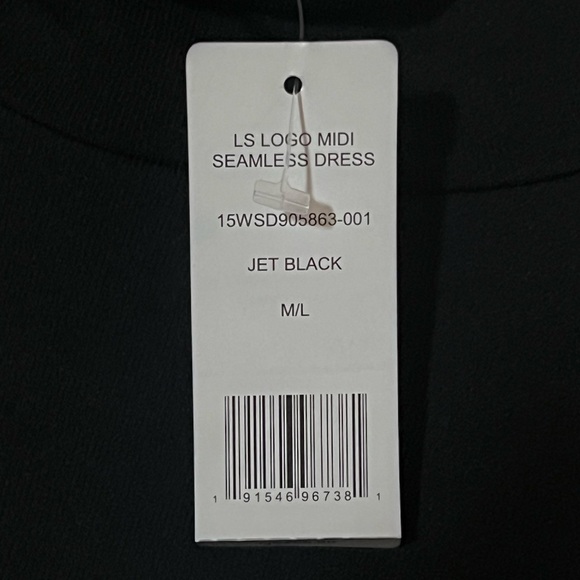 ๐ค New BEBE Black Midi Bodycon Sheer Sleeve Dress๐ค - Picture 5 of 5